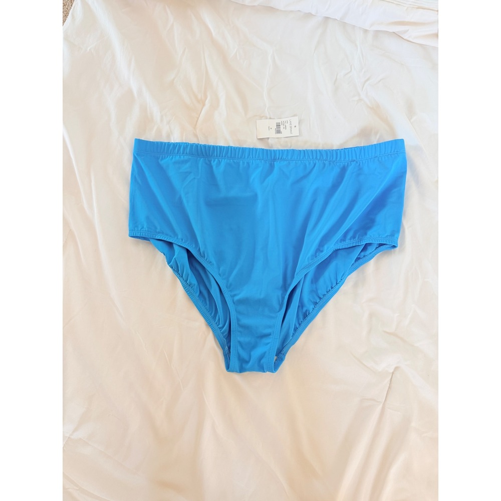Lane Bryant Teal Blue High Waist Bikini Swim Bottom Plus‎ Size 26W NWT